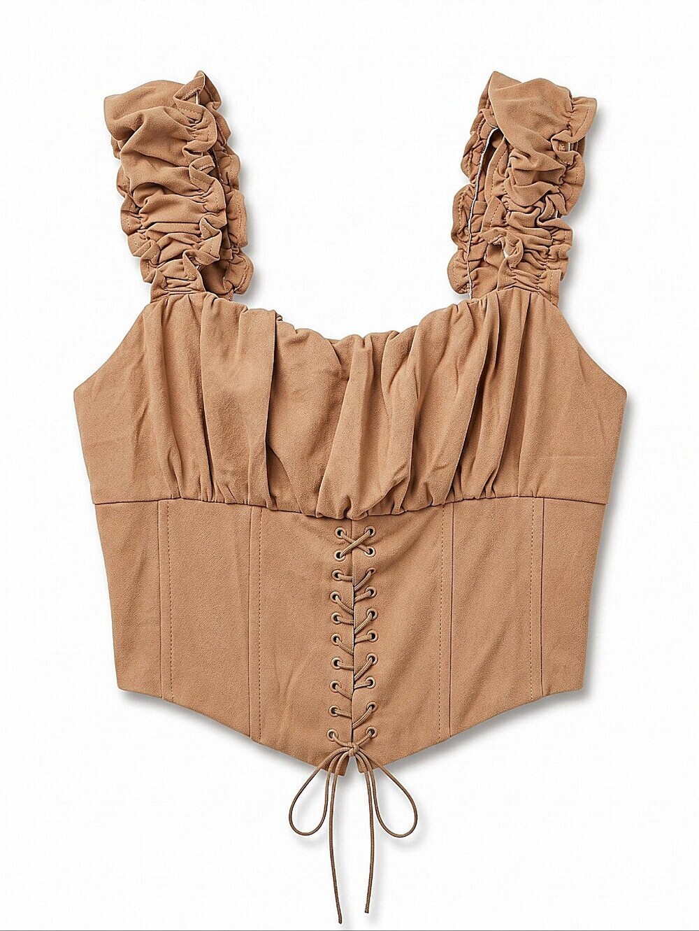 NWT! Kendall & Kylie Corset Crop Top